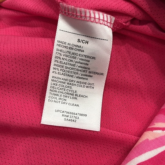 NEW Rafaella | Cosmo Pink Tropical Floral Skort | Size Small - Picture 11 of 13